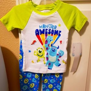 3/$15 NWT Toddler 24 month monsters inc pajamas
